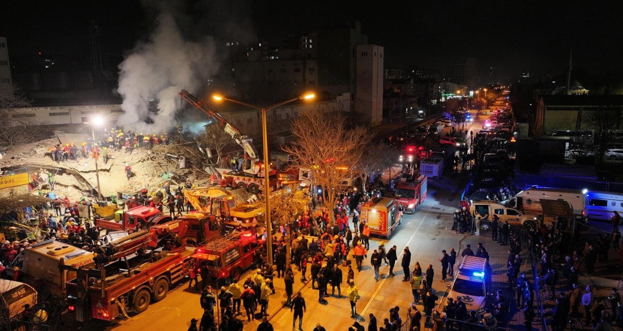 Son dakika… Konya’da 3 katlı bina çöktü! Enkaz altında kalanlar var…
