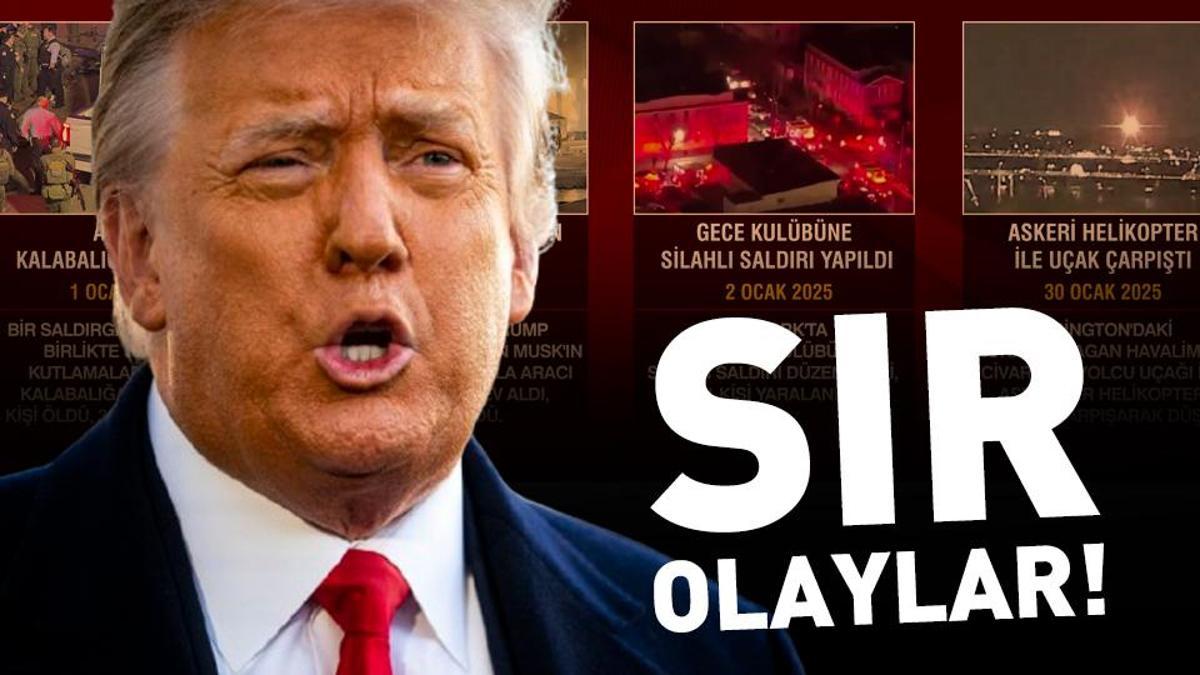 Trump ile birlikte yaşanan ‘SIR OLAYLAR’!
