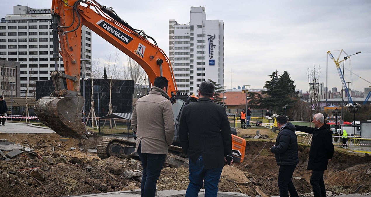 Ankara’nın göbeğinde göçük