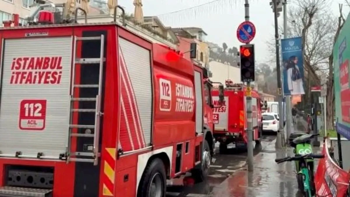 Galatasaray adasında yangın paniği! Mutfak bölümünde çıkan yangın kısa sürede söndürüldü