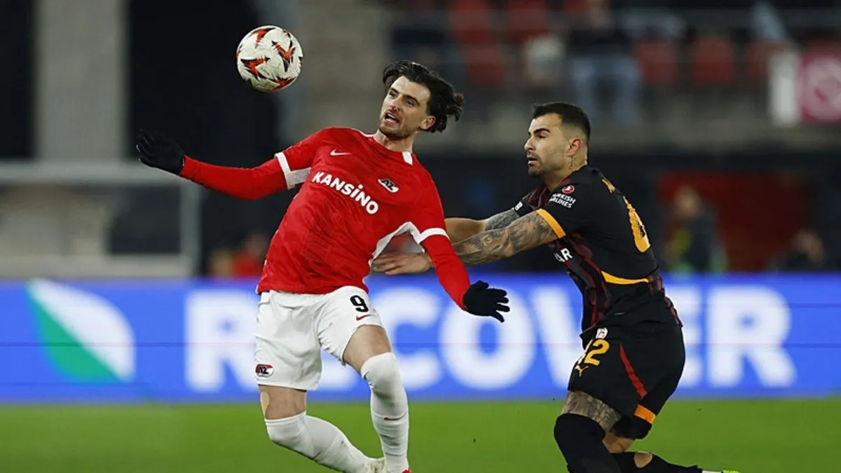 Son dakika: Galatasaray, AZ Alkmaar’a mağlup oldu! Cimbom tur şansını zora soktu