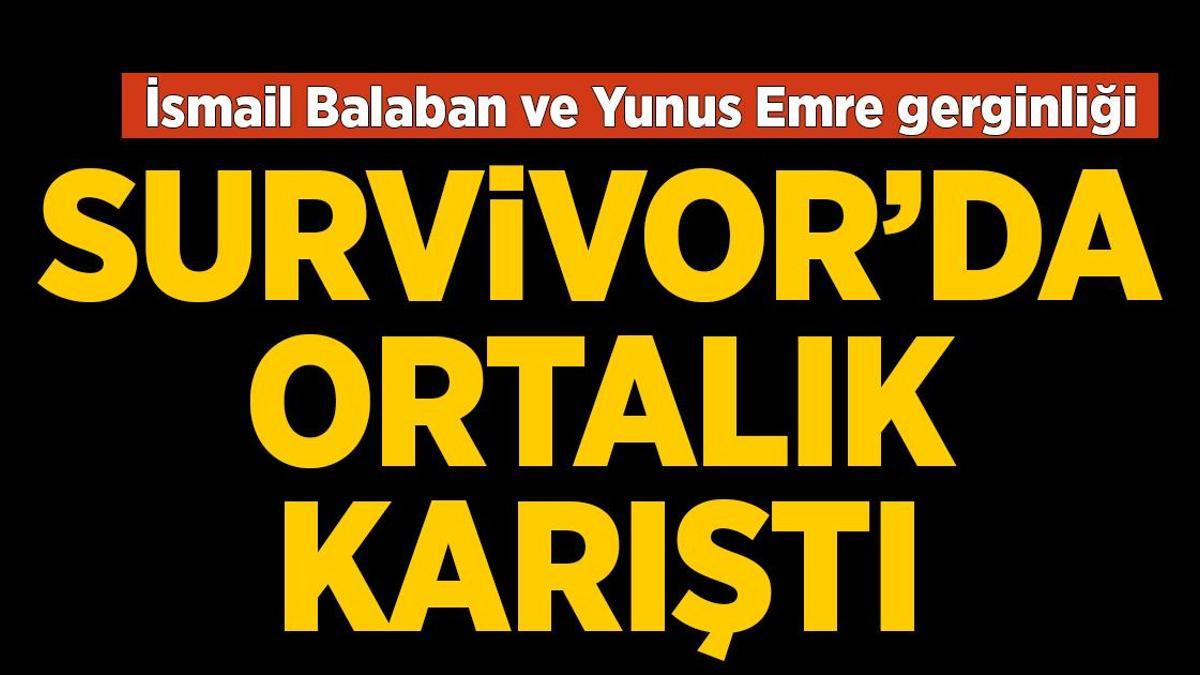 Survivor’da İsmail ve Yunus Emre gerginliği! Dokunulmazlık oyununda ortalık karıştı
