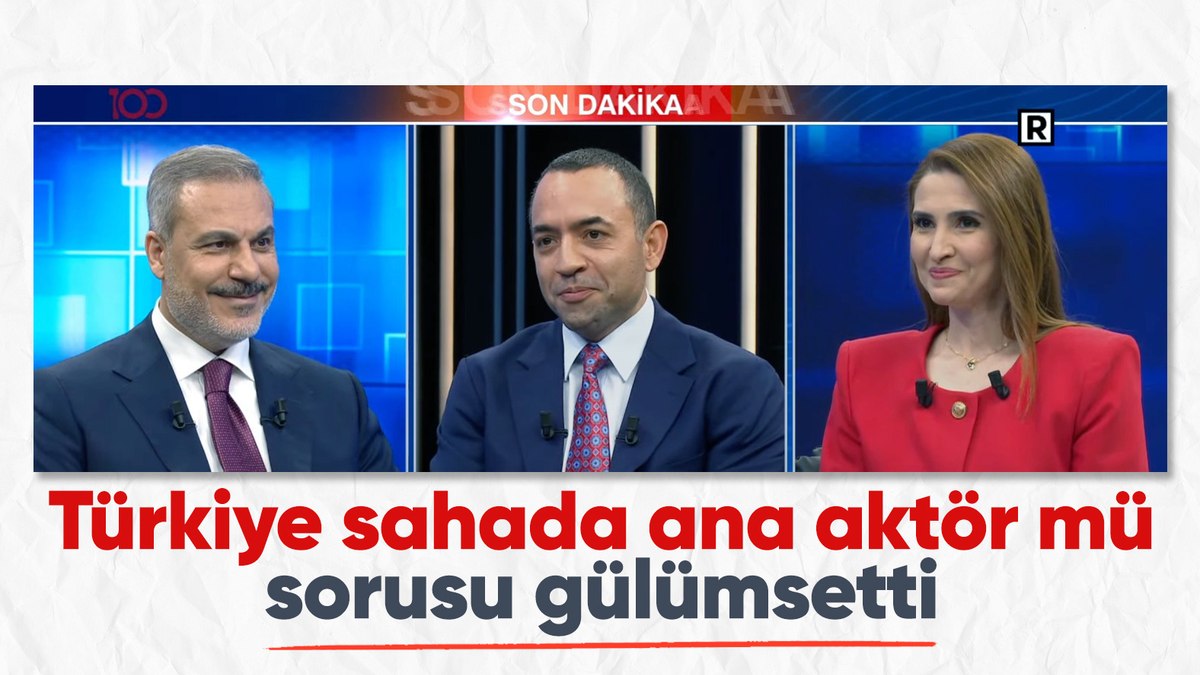 Hakan Fidan’ı tebessüm ettiren soru: Sahada ana aktör müyüz