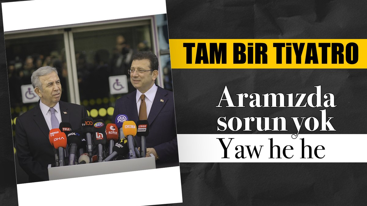Mansur Yavaş ve Ekrem İmamoğlu’nun ‘sorunumuz yok’ görüşmesi